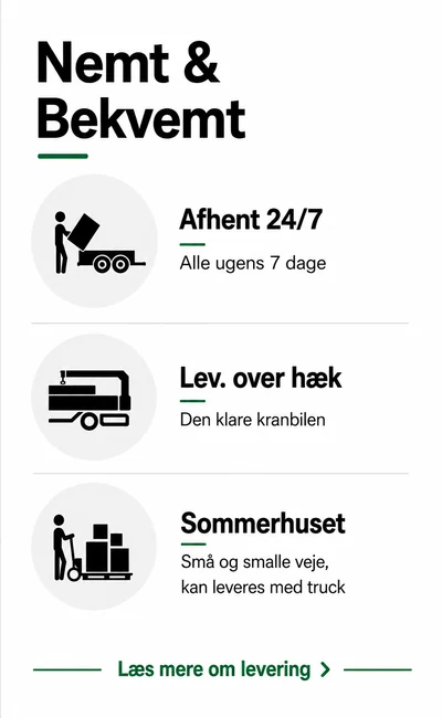 Delivery of materials